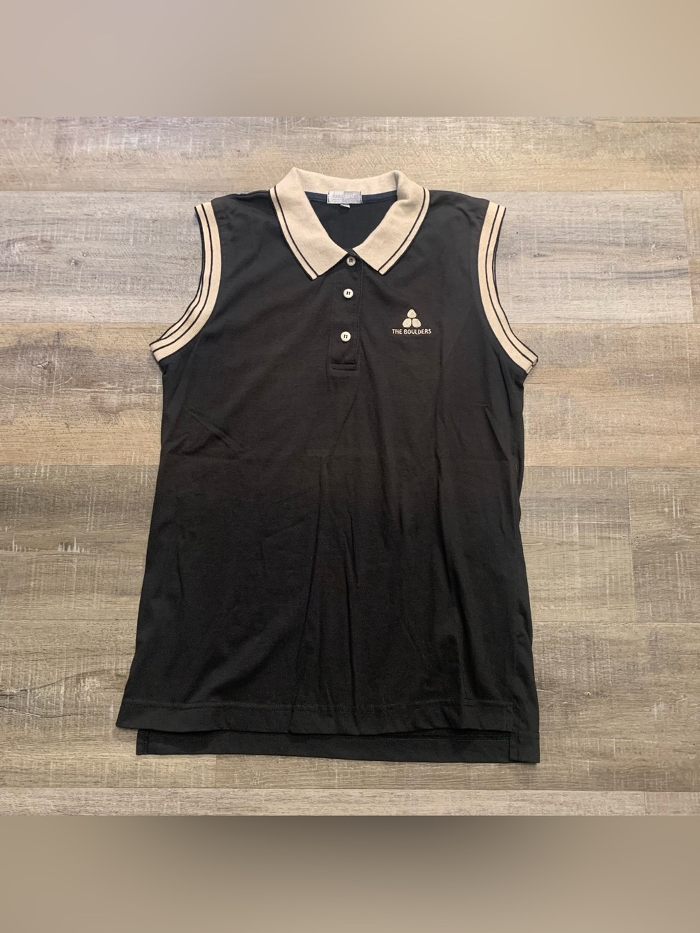 Hanasport California The Boulders Vintage Sleeveless Polo Top Women’s XS Golf